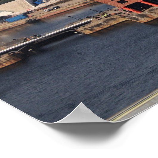 Albert Dock - Liverpool Poster (Hoek)