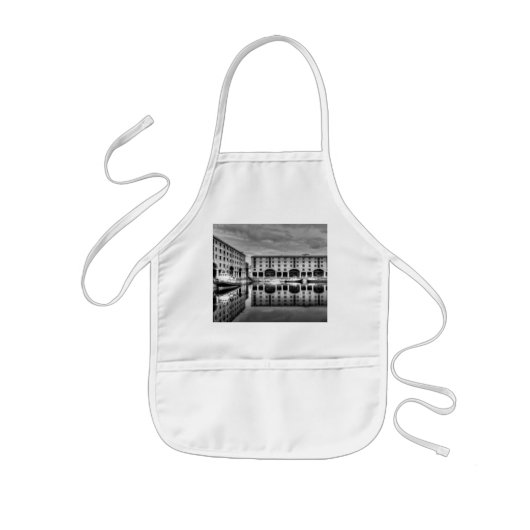 Albert Dock Liverpool Reflections Kinder Schort (Voorkant)