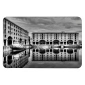 Albert Dock Liverpool Reflections Magneet (Horizontaal)