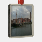Albert Dock van Liverpool Metalen Ornament (Rechts)