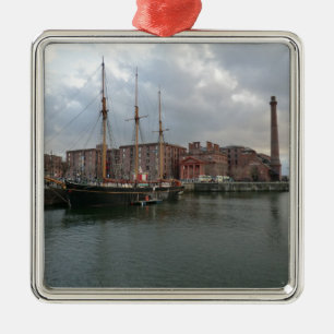 Albert Dock van Liverpool Metalen Ornament