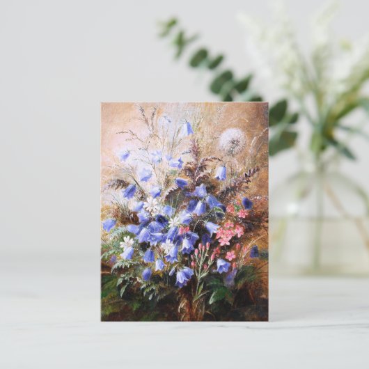 Albert Dürer Lucas: Harebells en Centaury Briefkaart (Staand voorkant)