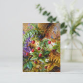 Albert Dürer Lucas: Wilde aardbeien en vlinder Briefkaart (Staand voorkant)