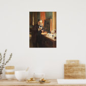 Albert Edelfeldt — Louis Pasteur (1885) Poster (Keuken)