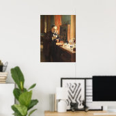 Albert Edelfeldt — Louis Pasteur (1885) Poster (Thuiskantoor)
