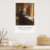 Albert Edelfeldt — Louis Pasteur (1885) Poster (Keuken)