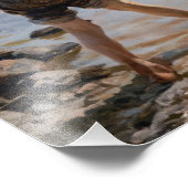 Albert Edelfelt - Boys spelen op de kust Foto Afdruk (Hoek)