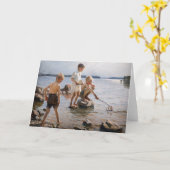 Albert Edelfelt - Boys spelen op de kust Kaart (Gele Bloem)