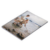 Albert Edelfelt - Boys spelen op de kust Notitieboek (Linkerzijde)