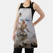 Albert Edelfelt - Boys spelen op de kust Schort (Insitu)