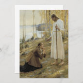 Albert Edelfelt - Christus en Maria Magdalena Kaart (Voorkant / Achterkant)