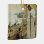 Albert Edelfelt - Christus en Mary Magdalene Keramisch Ornament (Rechts)