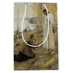 Albert Edelfelt - Christus en Mary Magdalene Medium Cadeauzakje