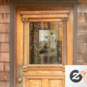 Albert Edelfelt - Christus en Mary Magdalene Raamsticker (Huis Deur)