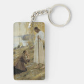 Albert Edelfelt - Christus en Mary Magdalene Sleutelhanger (achterkant)