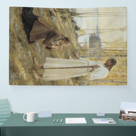 Albert Edelfelt - Christus en Mary Magdalene Spandoek (Beurs)