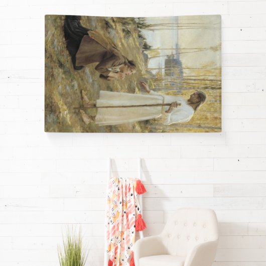 Albert Edelfelt - Christus en Mary Magdalene Spandoek (Insitu)