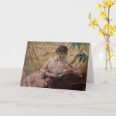 Albert Edelfelt - De leesparisienne Kaart (Gele Bloem)