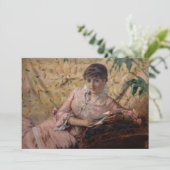 Albert Edelfelt - De leesparisienne Kaart (Staand voorkant)