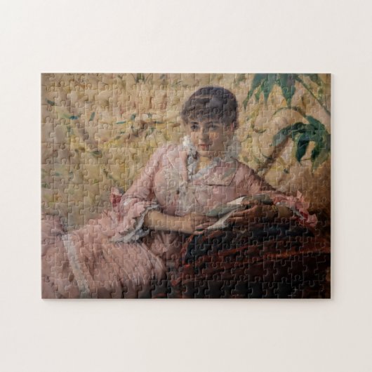Albert Edelfelt - De leesparisienne Legpuzzel (Horizontaal)
