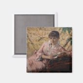 Albert Edelfelt - De leesparisienne Magneet (Voorkant / Achterkant)