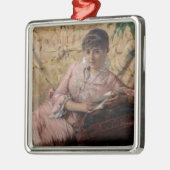 Albert Edelfelt - De leesparisienne Metalen Ornament (Links)