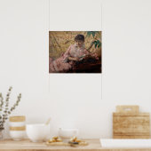Albert Edelfelt - De Lezende Parisienne Poster (Keuken)