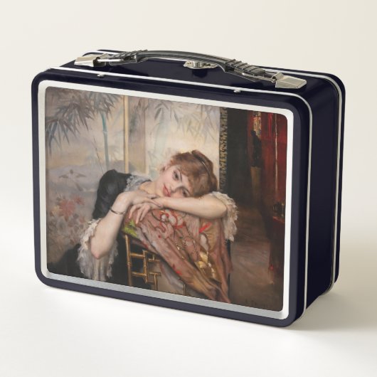 Albert Edelfelt - De Parisienne/Virginie (Achterkant)