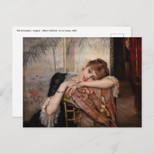Albert Edelfelt - De Parisienne/Virginie Briefkaart