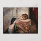 Albert Edelfelt - De Parisienne / Virginie Briefkaart (Voorkant)