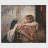 Albert Edelfelt - De Parisienne/Virginie Cadeaupapier (Vlak)