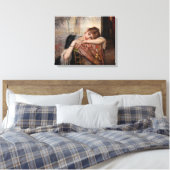 Albert Edelfelt - De Parisienne / Virginie Canvas Afdruk (Insitu (Slaapkamer))