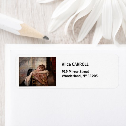 Albert Edelfelt - De Parisienne/Virginie Etiket (Insitu)