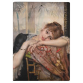 Albert Edelfelt - De Parisienne/Virginie Klembord (Achterkant)