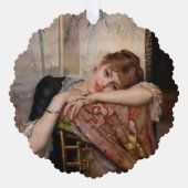 Albert Edelfelt - De Parisienne/Virginie Ornament Kaart (Voorkant)