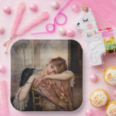 Albert Edelfelt - De Parisienne/Virginie Papieren Bordje (Feest)