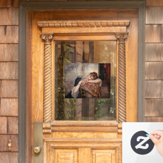 Albert Edelfelt - De Parisienne/Virginie Raamsticker (Huis Deur)