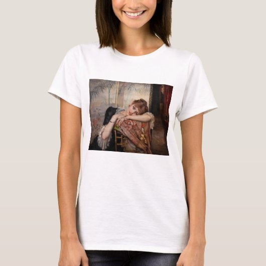 Albert Edelfelt - De Parisienne/Virginie T-shirt (Voorkant)