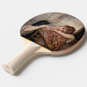 Albert Edelfelt - De Parisienne/Virginie Tafeltennisbatje (Voorkant Gekanteld)
