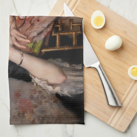 Albert Edelfelt - De Parisienne/Virginie Theedoek (Quarter Fold)