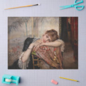 Albert Edelfelt - De Parisienne/Virginie Tissuepapier (Craft)