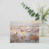 Albert Edelfelt - December - dag Briefkaart (Staand voorkant)