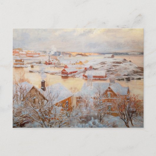 Albert Edelfelt - December - dag Briefkaart (Voorkant)