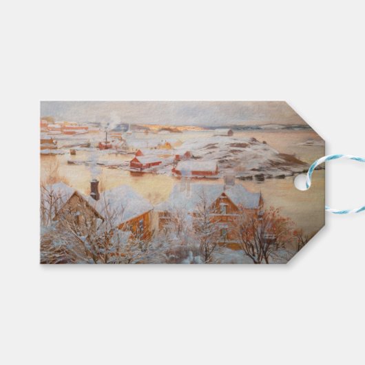 Albert Edelfelt - December - dag Cadeaulabel (Voorkant (Horizontaal))