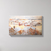 Albert Edelfelt - December - dag Canvas Afdruk (Voorkant)