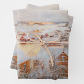 Albert Edelfelt - December - dag Inpakpapier Vel (In situ)