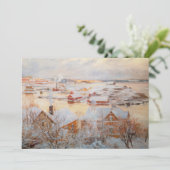 Albert Edelfelt - December - dag Kaart (Staand voorkant)