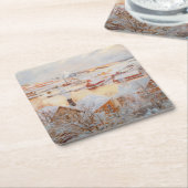 Albert Edelfelt - December - dag Kartonnen Onderzetters (Schuin)