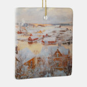 Albert Edelfelt - December - dag Keramisch Ornament (Rechts)