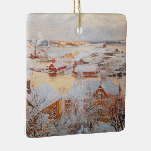 Albert Edelfelt - December - dag Keramisch Ornament (Rechts)